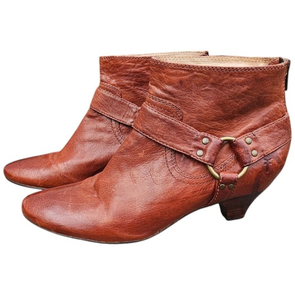 Frye Brown Ankle Boots